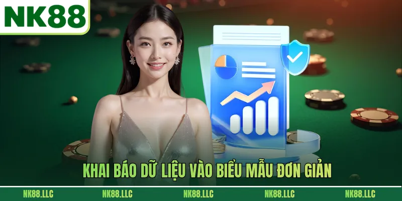 Khai báo dữ liệu vào biểu mẫu đơn giản