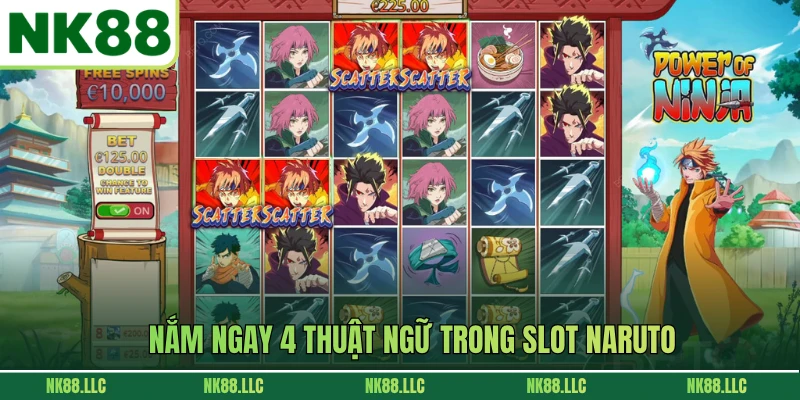 Nắm ngay 4 thuật ngữ trong slot naruto