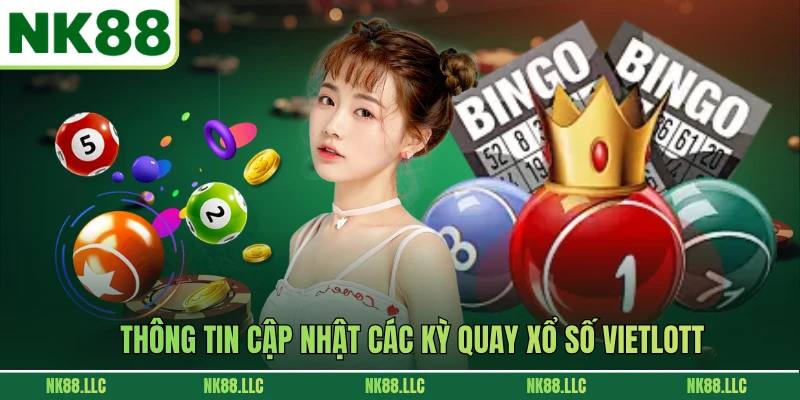 Thông tin cập nhật các kỳ quay xổ số Vietlott